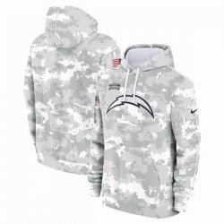 San Diego Chargers Nike Arctic Camo 2024 Salute to Service Club Fleece Pullover Hoodie