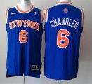 New York Knicks #6 Chandler Blue NBA Jerseys