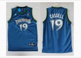 Minnesota Timberwolves CASSELL 9# blue nba jersey