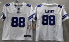 Women Dallas Cowboys 88# CeeDee Lamb white Nike Vapor F.U.S.E. Limited Jersey