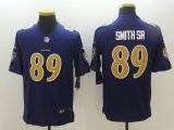 Men Baltimore Ravens #89 Smith Sr Nike Purple Color Rush Limited Jersey