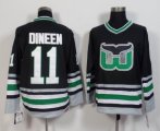 Hartford Whalers #11 Kevin Dineen black nhl hockey Jersey