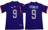 2018 Clemson Tigers #9 Travis Etienne Jr. purple College Football Limited Jerseys