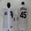 Nike Chicago White Sox #45 Michael Jordan white Flexbase Authentic Collection Jersey