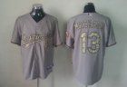 Baltimore Orioles #13 Manny Machado gray camo MLB Jerseys