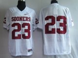 NCAA Sooners 23# White Jerseys