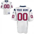 Houston Texans Customized Personalized White Jersey