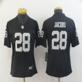 Women Oakland Raiders #28 Josh Jacobs Nike black Color Rush Limited Jersey