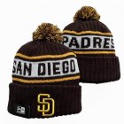 2024 San Diego Padres brown white MLB Cuffed Knit Hats