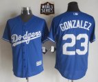 Los Angeles Dodgers #23 Adrian Gonzalez Blue New Cool Base Stitched Baseball Jersey 2020 World Series