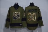 Adidas Rangers #30 Henrik Lundqvist green ice hockey Jersey