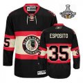 Chicago Blackhawks 35 ESPOSITO Black NHL Jerseys