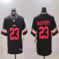 Nike San Francisco 49ers #23 Christian McCaffrey black Mexico Nike Vapor F.U.S.E. Limited Jersey-BD