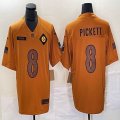 Pittsburgh Steelers #8 Kenny Pickett 2023 Brown Salute To Service Limited Jerseys