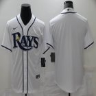 Nike Tampa Bay Rays blank white majestic baseball jerseys-BD