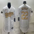 2022 MLB All-Star Nike Los Angeles Dodgers #22 Clayton Kershaw white Flexbase Authentic Collection Jersey