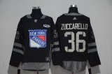 New York Rangers Mats Zuccarello 36# gray black 2017 Centennial Classic Premier Player Jerseys