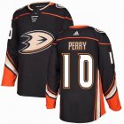 Custom Adidas Anaheim Ducks #10 Corey Perry black hockey jersey