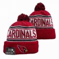 2024 Arizona Cardinals red black white NFL Sports Cuffed Knit Hats 01