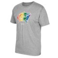 Men's Columbus Blue Jackets Reebok Gray Rainbow Pride T-Shirt