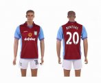 2013-2014 Aston Villa club BENTEKE 20 red soccer jersey home