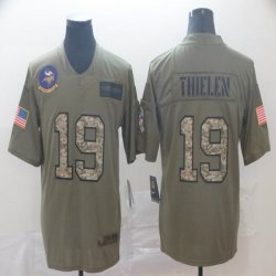 Minnesota Vikings #19 Adam Thielen Nike Camo 2019 Salute to Service Retired Limited Jersey-BD