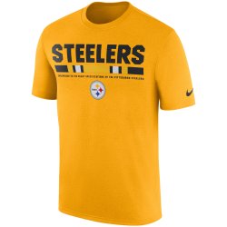 Pittsburgh Steelers Nike Sideline Legend Staff Performance T-Shirt - Gold