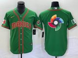 2023 World Cup Mexico blank green majestic baseball jerseys 30