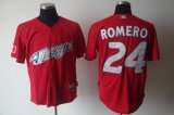 Toronto Blue Jays 24 Romero red MLB Jerseys