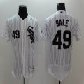 2016 Chicago White Sox #49 Chris Sale white flexbase baseball jersey