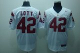 NCAA #42 LOTT white Jerseys