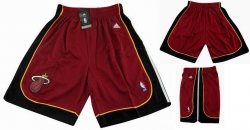 Miami Heat nba basketball short red black