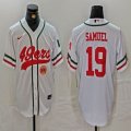 Nike 49ers #19 Deebo Samuel white baseball jerseys Joint name-BD 02