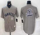 Nike New York Yankees blank gray MLB baseball Jersey -BD 11