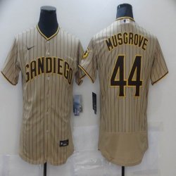 Nike San Diego Padres #44 Musgrove yellow Flexbase Authentic Collection Jersey