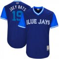 Toronto Blue Jays #19 Joey Bats blue classic baseball Jerseys