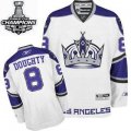 2014 NHL champion Los Angeles Kings 8# DOUGHTY Jerseys White