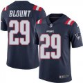 Men New England Patriots #29 LeGarrette Blount Nike blue Color Rush Limited Jersey