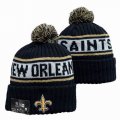 2024 New Orleans Saints black white NFL Sports Cuffed Knit Hats