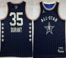 2024 NBA All Star jerseys #35 Durant blue basketball jerseys Hot press font