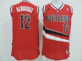 Adidas Portland Trail Blazers 12 ALDRIDGE red basketball jersey