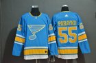 Adidas St.Louis Blues #55 Colton Parayko skyblue NHL hockey Jerseys