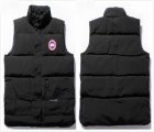 Men Canada Christmas Gift Winter Outdoor Warm Goose Down Vest Jacket cotton vests -black