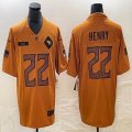 Tennessee Titans #22 Derrick Henry 2023 Brown Salute To Service Limited Jerseys