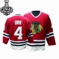 2013 NHL Stanley Cup Bobby Orr 4 Red Throwback Chicago Blackhawks Jerseys