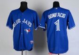 Toronto Blue Jays #1 Emilio Bonifacio Blue MLB Jerseys