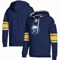 Custom Adidas Buffalo Sabres blue personality Ice Hockey Hooded Sweatshirt