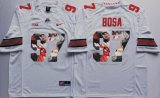 Ohio State Buckeyes #97 Joey Bosa white fashion college football jersey(2)