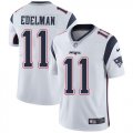 Youth New England Patriots #11 Julian Edelman Nike white Color Rush Limited Jersey