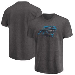 Carolina Panthers Majestic Big & Tall Fierce Intensity T-Shirt â€“ Heathered Charcoal